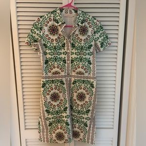 Tori Burch Port Spring Garden Shirt Dress